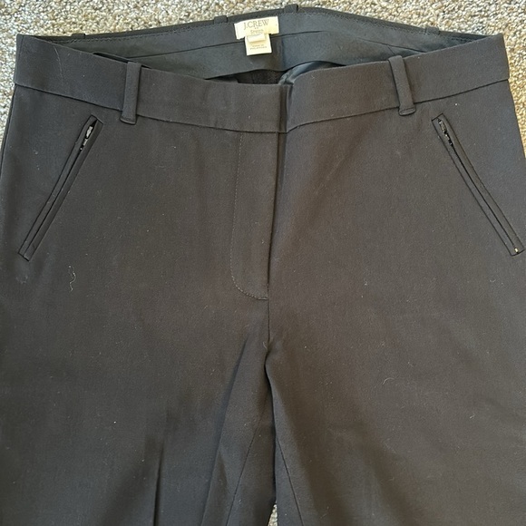 J Crew Stretch Black Pants, Size 8 Short, Line New - Picture 4 of 6